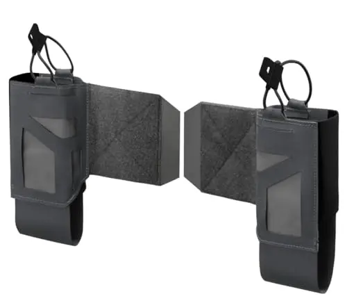 Skeletonized Comms Wings Set® - Shadow Grey