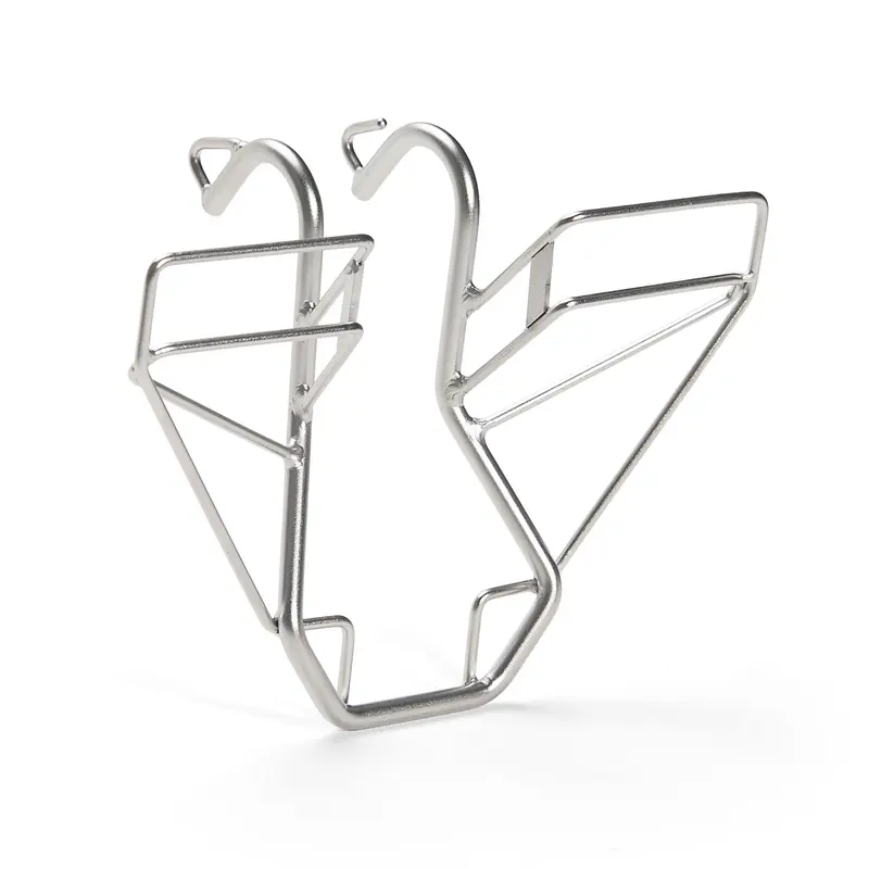 Soporte Delantero Wholegrain Cycles Cliff Bag Hanger, Plata