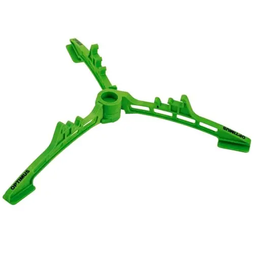 Soporte para Cartuchos de Gas Optimus Verde – Soporte Resistente para Cartuchos de Hornillos de Camping, Plegable y de Nailon Resistente a Las Roturas, Compatible con hasta 450 g