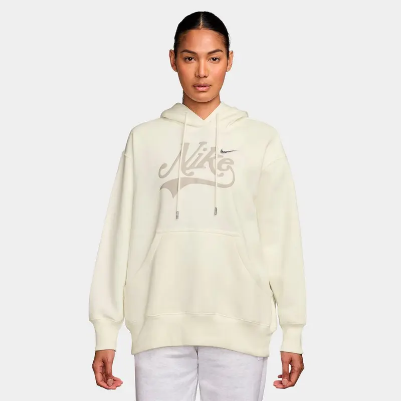 Sudadera Con Capucha Nike Sportswear Phoenix Fleece Oversize Shine Para Mujer