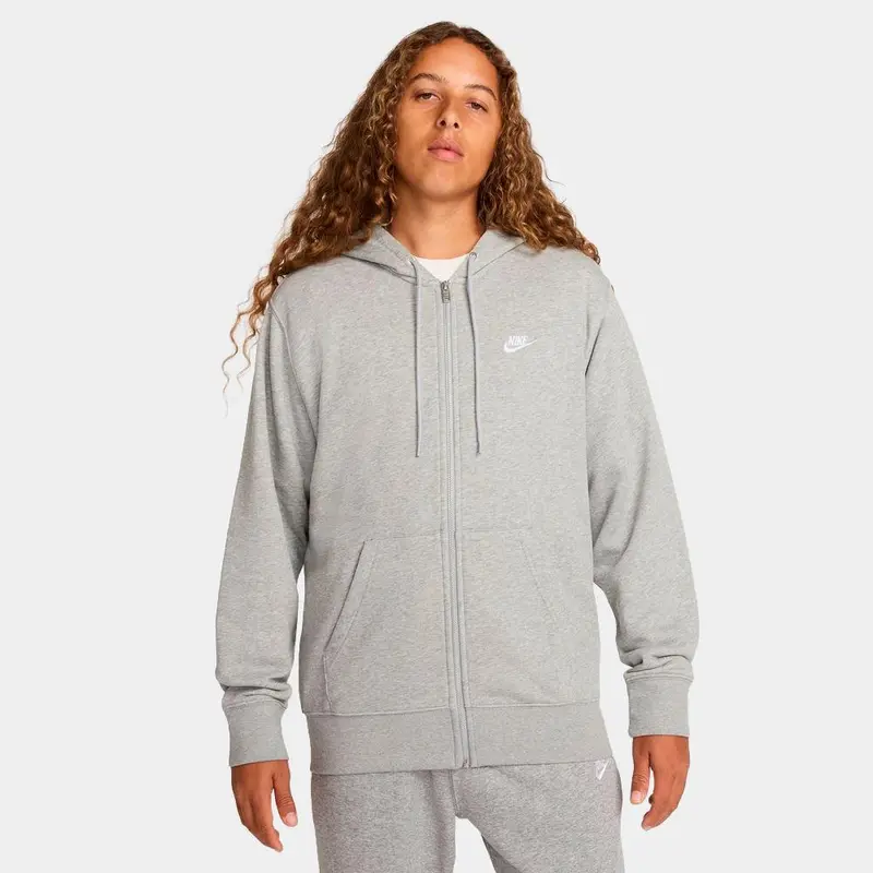 Sudadera Nike Club Con Capucha Con Cremallera Completa De Tejido French Terry - Hombre