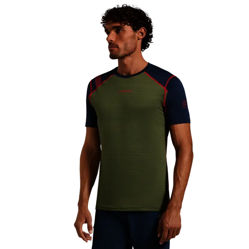 Sunfire T-Shirt Hombre Camiseta Nieve La Sportiva