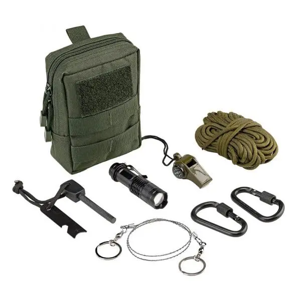 Survival Kit Pouch OD GREEN - Bolsa Táctica de Supervivencia Verde Militar