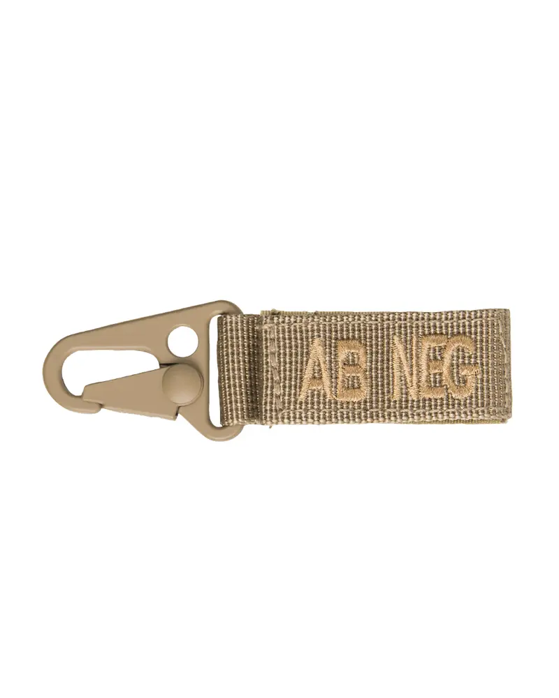 TACT.KEYHOLDER BLOOD AB NEGATIV 5 ST./PACK COYOTE