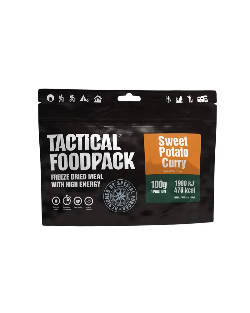 TACTICAL FOODPACK Sweet Potato Curry - Comida Lista Outdoor 130g