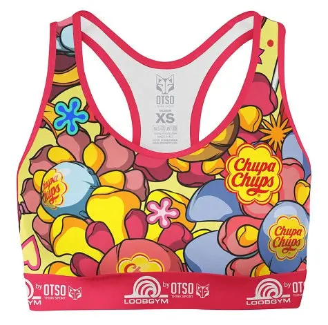 Top CHUPA CHUPS FLOWER (Goma vista sublimada)