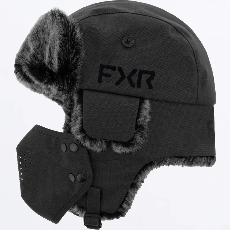 TRAPPER HAT 25-ASPHALT/BLACK