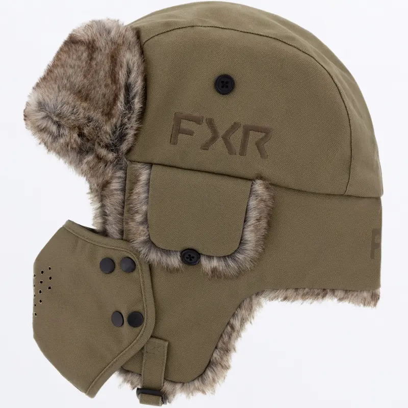 TRAPPER HAT 25-CANVAS/BRONZE