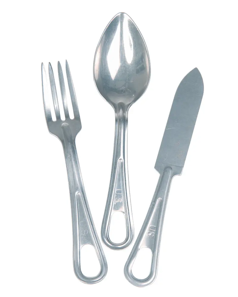 US ESSBESTECK 3-TLG. S/STEEL