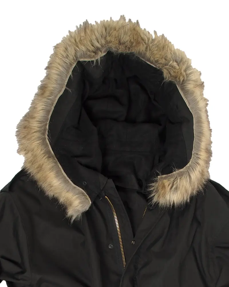 US PARKA PELZKAPUZE F.M51 SCHWARZ