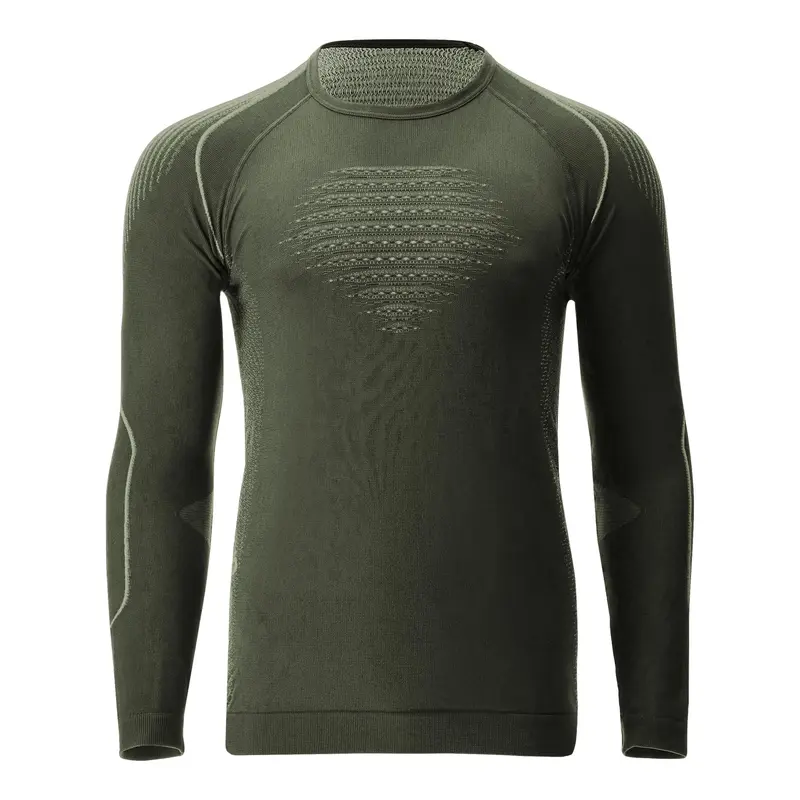 UYN U100372-E887 EVOLUTYON Xtreme Regular UW LG_SL. T-Shirt Hombre Tactical Green/Anthracite/Anthracite S/M