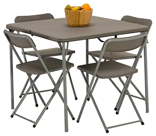 Vango Woodland Table and Chair Set, Unisex Adulto, Grey, Talla Única