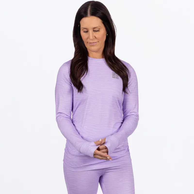 W ATMOSPHERE LONGSLEEVE 25AVENDER ZEBRA