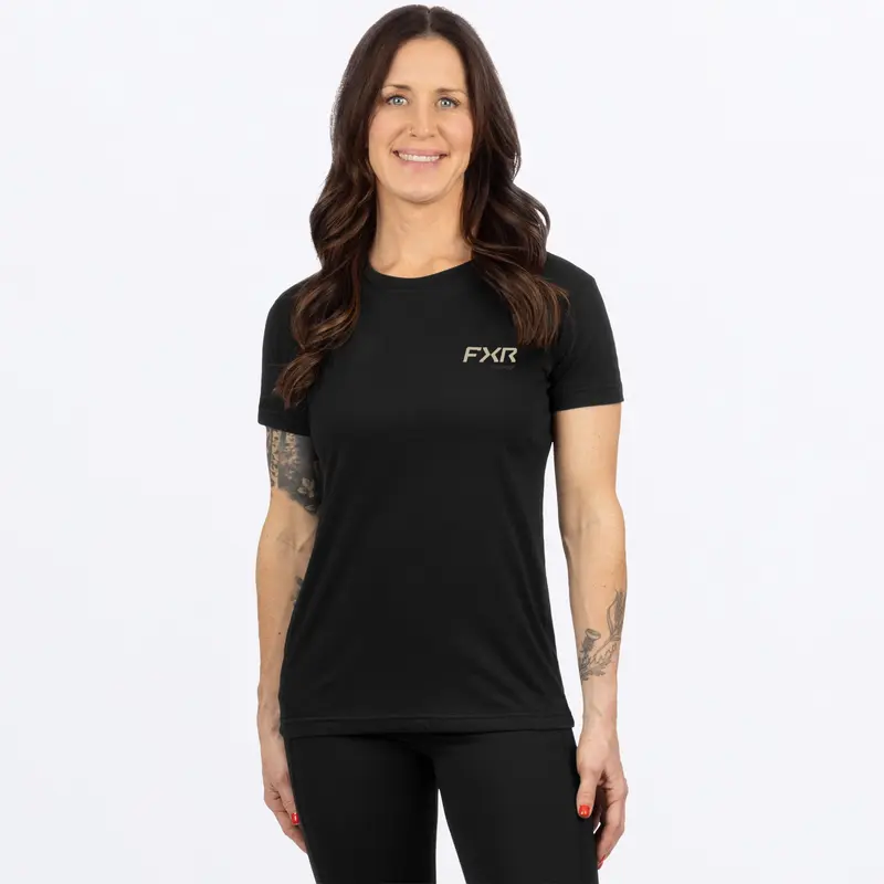 W ELEVATE PREMIUM T-SHIRT 26-BLACK/SAND