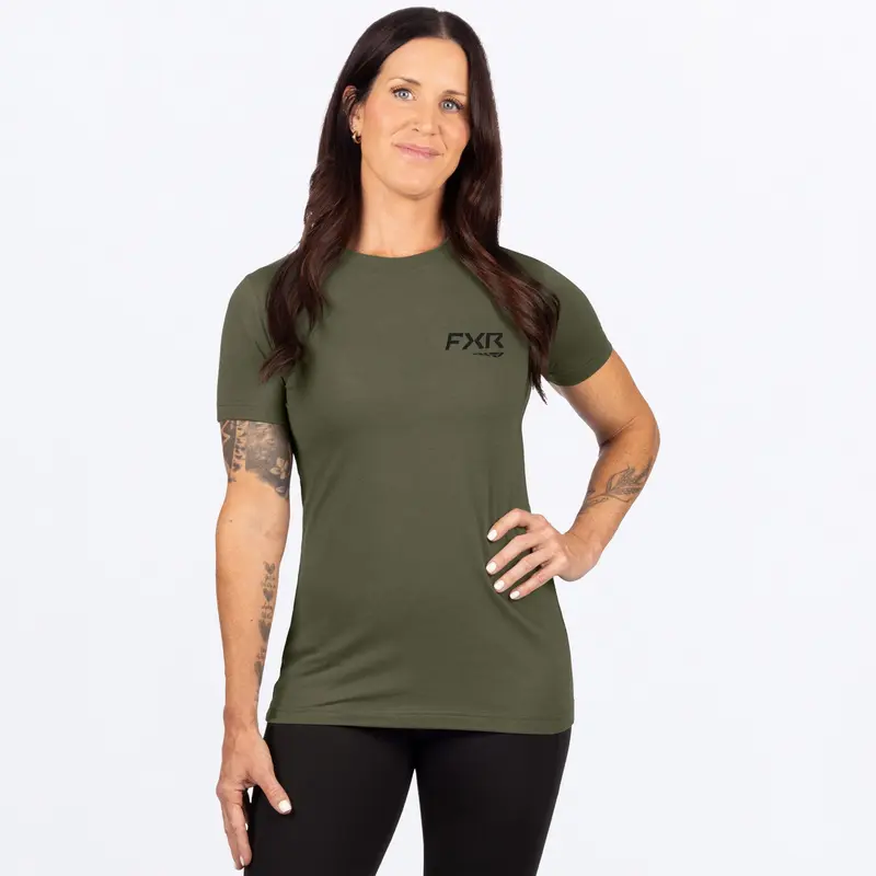 W ELEVATE PREMIUM T-SHIRT 26OSS/BLACK