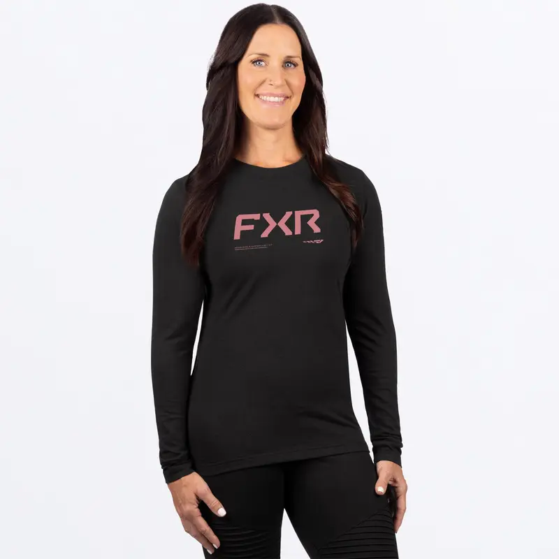W HYDROGEN PREMIUM LONGSLEEVE 26-BLACK/ROSE