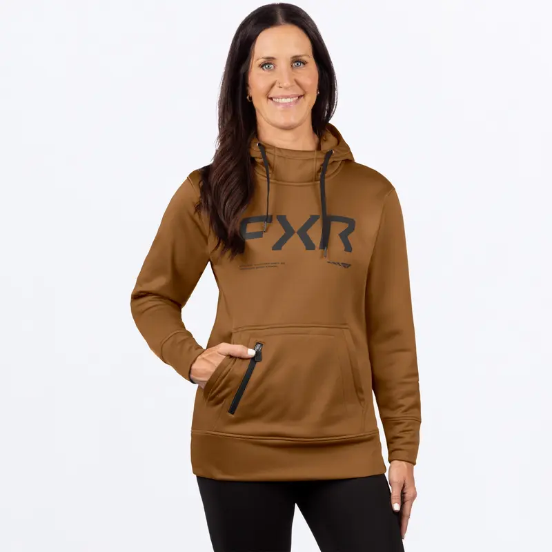 W HYDROGEN TECH PO HOODIE 26-COPPER/ASPHALT
