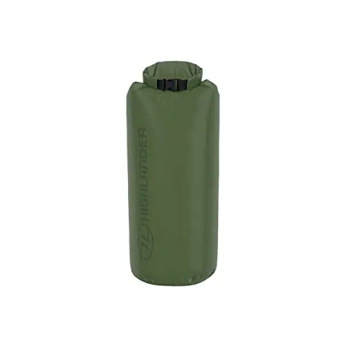 X-Light Dry Sack 25L Verde Militar - Bolsa Estanca Ultraligera para Camping y Deportes Acuáticos