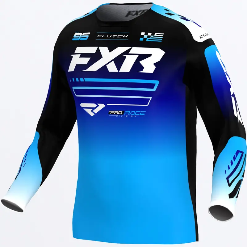 YTH CLUTCH MX JERSEY 26-BLUE/BLACK/WHITE