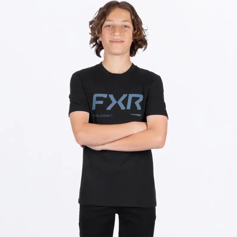 YTH HYDROGEN PREMIUM T-SHIRT 26-BLACK/STEEL