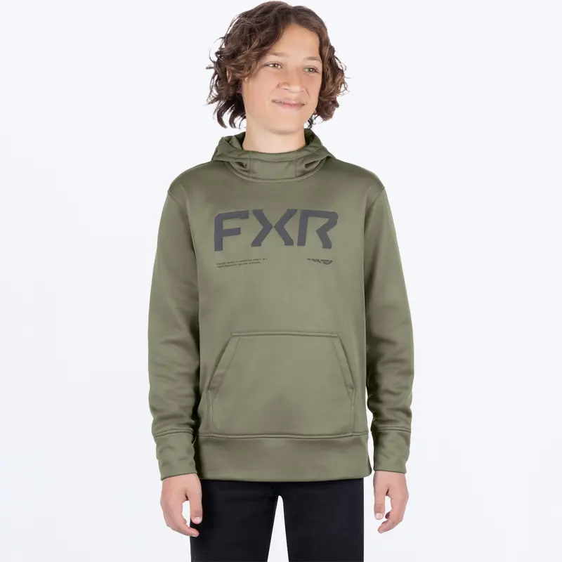 YTH HYDROGEN TECH PO HOODIE 26-MOSS