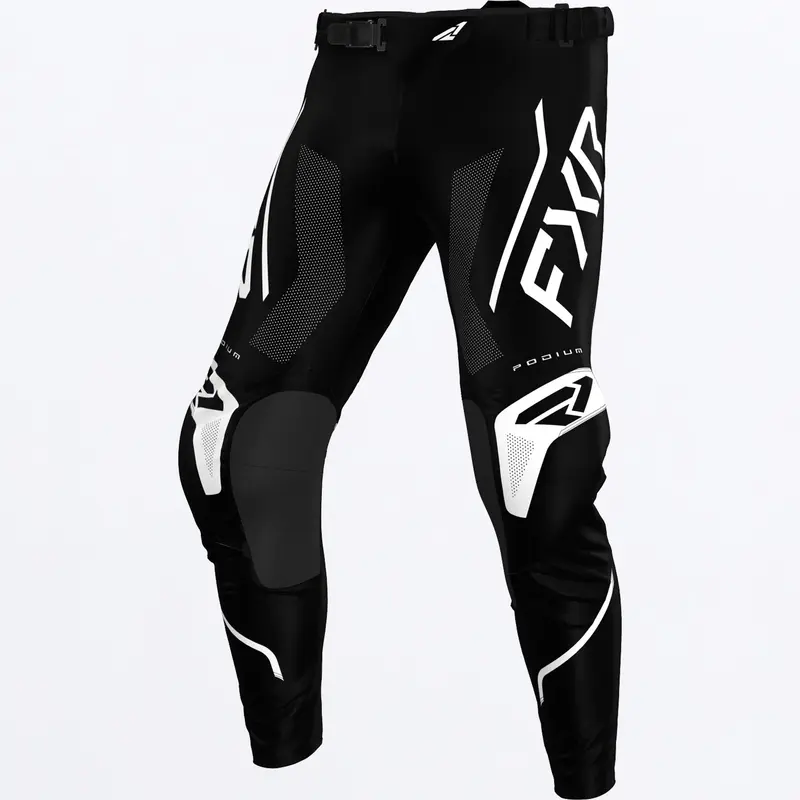 YTH PODIUM MX PANT 26-BLACK/WHITE