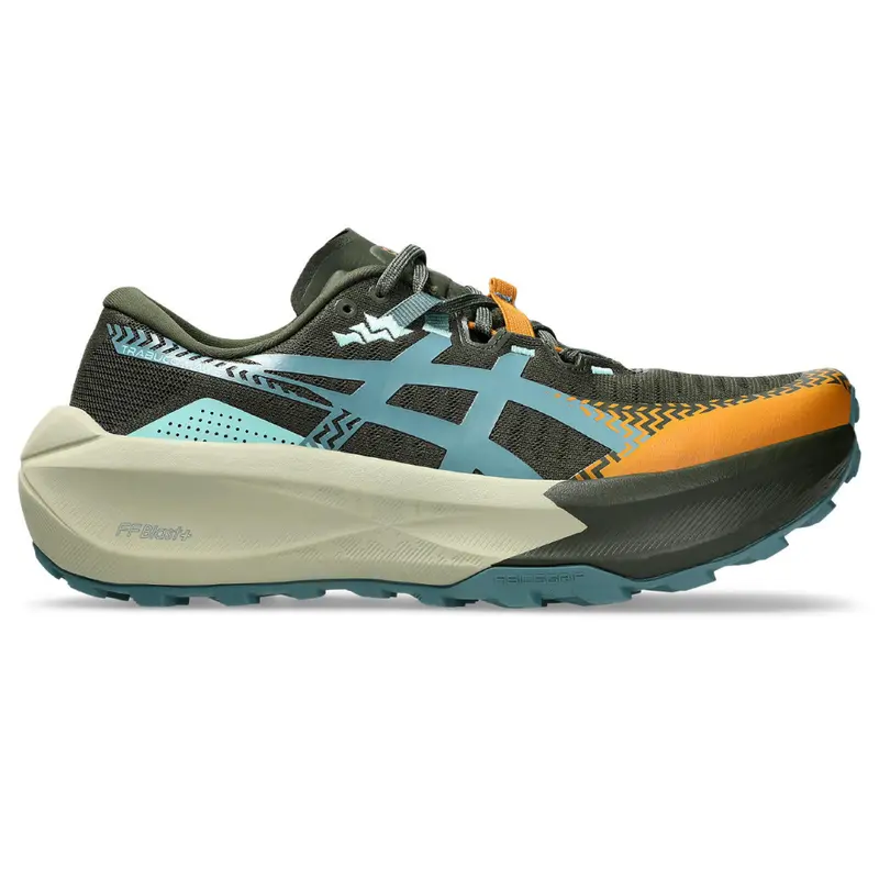 Zapatillas Asics Trabuco Max 5 Verde Naranja
