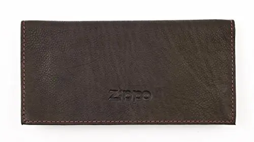 Zippo 16370 Piel Colección Piel Mercancías, Negro