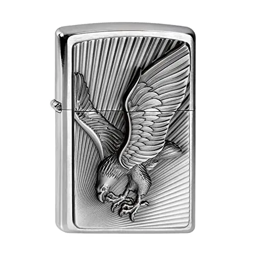 Zippo Eagle 2013 Encendedor, Cromo, Única