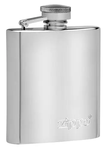 Zippo Unisex petaca, Cromo Pulido, 6 oz